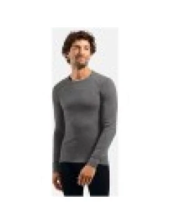 Pánské tričko BL TOP model 21811259 neck l/s ACTIVE WARM ECO velikost L Grey - ODLO