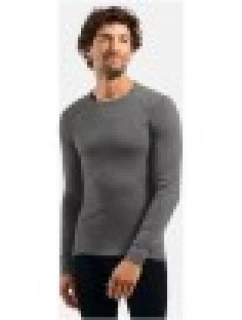 Pánské tričko BL TOP model 21811259 neck l/s ACTIVE WARM ECO velikost L Grey - ODLO