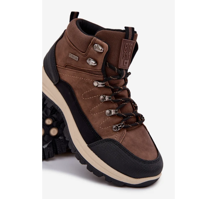 Buty Trekkingowe Męskie Big Star SS174049 Brązowe