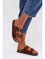 Dámské pantofle s pásky Panterka Oliena