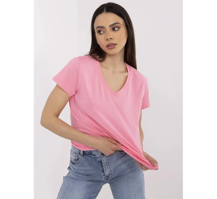 T shirt CLM TS model 21094467 różowy - FPrice T shirt CLM TS model 21094467 różowy - FPrice