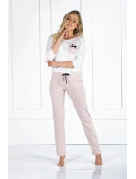 Dámske pyžamo Eliza Ecru s béžovou - Momenti Per Me