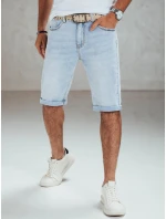 Pánské modré džínové šortky s páskem Dstreet model 21989892 - FashionStreet