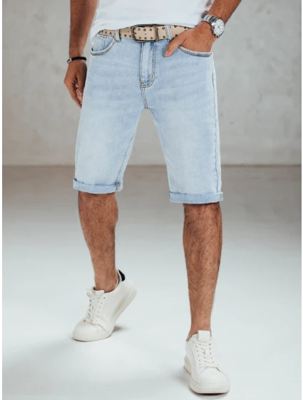 Pánské modré džínové šortky s páskem Dstreet model 21989892 - FashionStreet