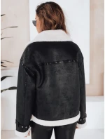 Dámská bunda z ovčí kůže černá Dstreet model 21991676 - FashionStreet
