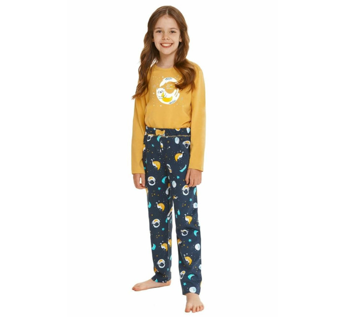 Dievčenské pyžamo Sarah žlté