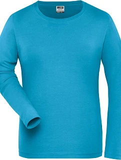 JN Dámské pracovní tričko Solid 02. turquoise model 22531719 - Daiber
