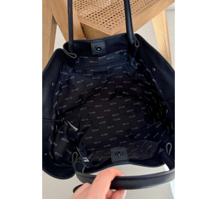 Velká dámská taška Big Star černá model 21794124 - Big Star Shoes Velká dámská taška Big Star černá model 21794124 - Big Star Shoes