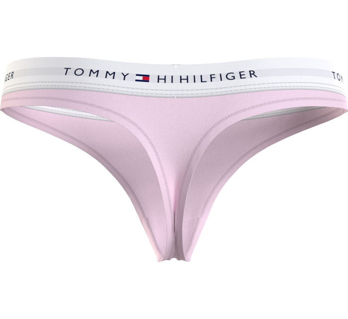 Dámske tangá LOGO WAISTBAND THONG UW0UW03835TOG svetlo ružové - Tommy Hilfiger