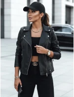 dámská kožená bunda ramones black Dstreet model 21971234 - FashionStreet