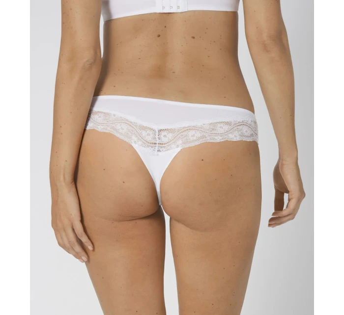 Dámske tangá Lovely Micro Brazilian String biela - TRIUMPH