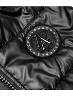 Čierna vesta s geometrickou spodnou časťou (B0122-1) Čierna vesta s geometrickou spodnou časťou (B0122-1)