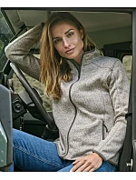 TJ Dámská melanžová pletená fleecová bunda 18. grey melange model 22499164 - Tee Jays TJ Dámská melanžová pletená fleecová bunda 18. grey melange model 22499164 - Tee Jays