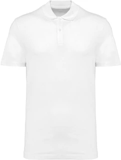 Kariban PK 200 Pánske strečové polo tričko z materiálu Supima® s piké vzorom 20.0200 biele