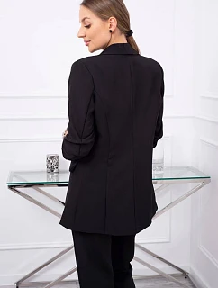 Elegantní souprava saka a kalhot černé barvy