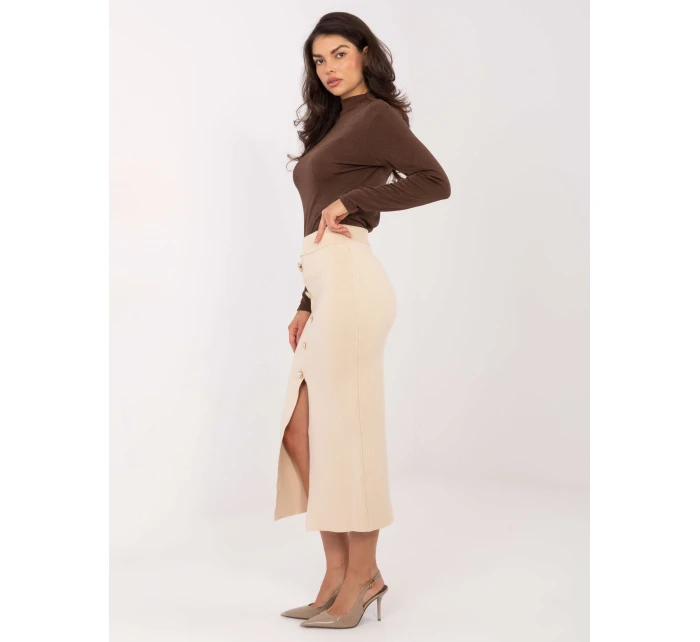 Sukňa PM SD YIS1059.71 svetlo béžová