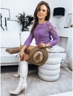 Dámský svetr lila Dstreet model 21967078 - FashionStreet