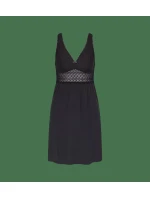 Dámska nočná košeľa Aura Spotlight NDK 01 X - BLACK - čierna 0004 - TRIUMPH