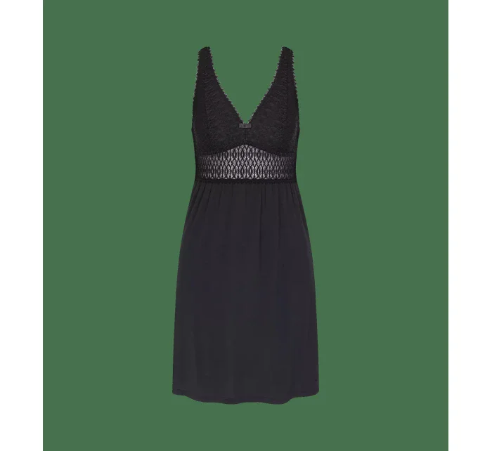 Dámska nočná košeľa Aura Spotlight NDK 01 X - BLACK - čierna 0004 - TRIUMPH