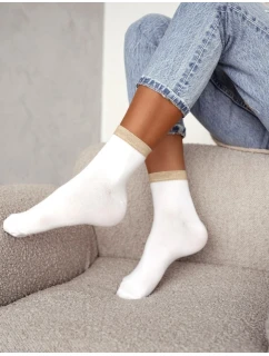 Ponožky Milena 0200-200 rib Lurex 37-41