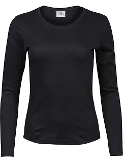 TJ Dámské tričko Interlock s dlouhým rukávem 18.0 black model 22497286 - Tee Jays