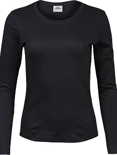 Tee Jays TJ 590 Dámske tričko Interlock s dlhým rukávom 18.0590 čierne