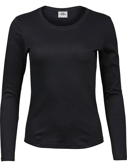 Tee Jays TJ 590 Dámske tričko Interlock s dlhým rukávom 18.0590 čierne Tee Jays TJ 590 Dámske tričko Interlock s dlhým rukávom 18.0590 čierne