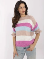 Jumper MI SW 1903.94 bielo-ružový