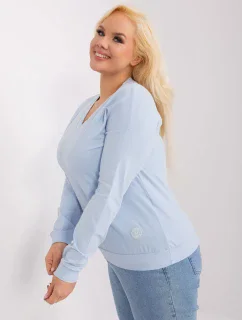 Bluzka RV BZ model 19394472 jasny niebieski - FPrice