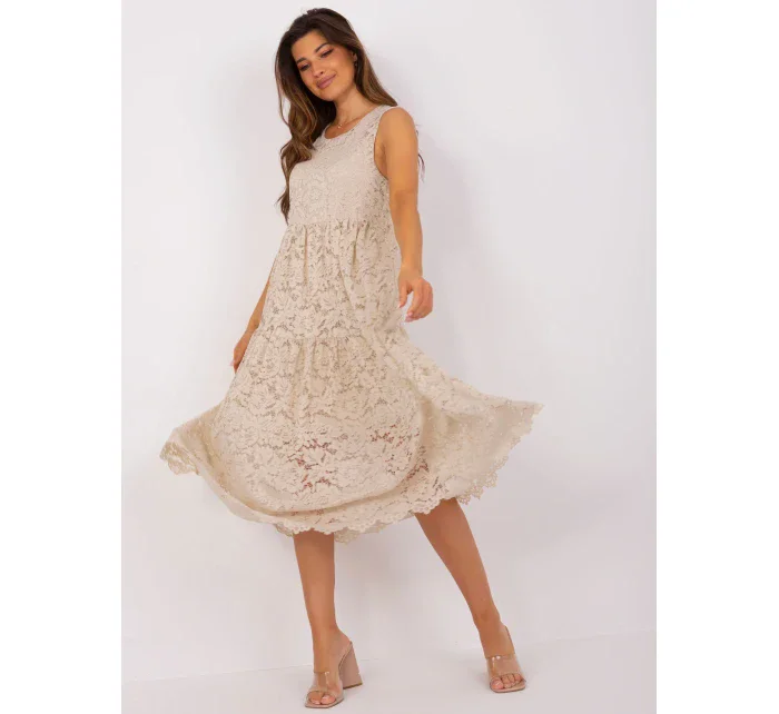 TW SK BI 8246 šaty.37X béžová