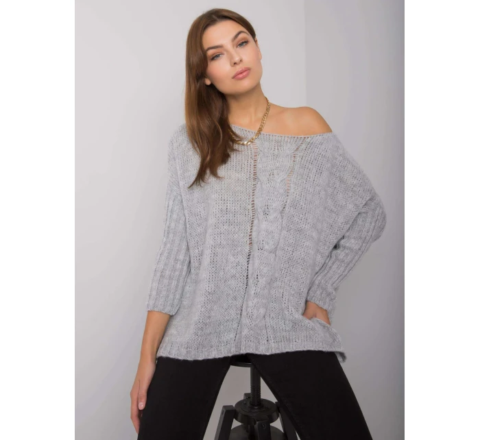 Dámsky sveter TW SW BI 559.45 sivý