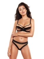 String Brasiliana V-10495 čierna - Axami