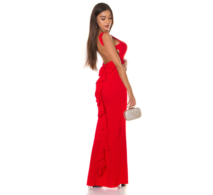Sexy Koucla Red Carpet Dress with WOW back