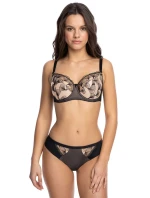 Dámská podprsenka  Černá s béžovou  model 19485438 - Gaia