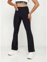 Dámské kalhoty s vysokým pasem černé Dstreet model 21979536 - FashionStreet