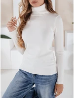 Dámský svetr s rolákem white model 21990942 - Dstreet