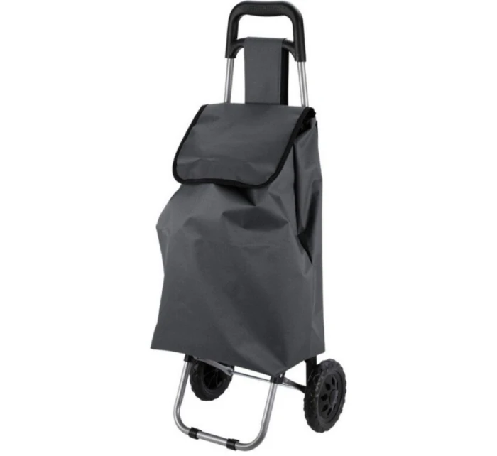 NÁKUPNÝ VOZÍK NA KOLIESKACH S RÁMOM 33L SIVÝ