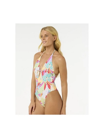 Jednodílné plavky RIP CURL Cala Vadella Cheeky One Piece, tyrkysové Jednodílné plavky RIP CURL Cala Vadella Cheeky One Piece, tyrkysové