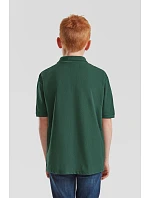 Fruit of the Loom Kids 65/35 Polo Detské piqué polo 16.3417 melírovaná šedá