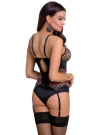 Korzet Casmir Lagerta farba:čierna