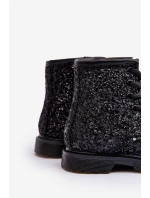 Dětské Botky Se Zipem Černé model 21636429 - Boto