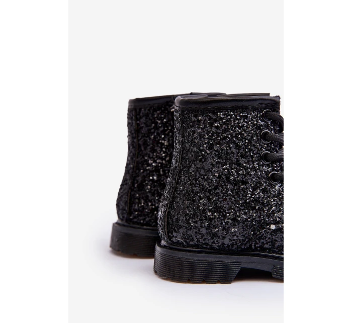 Dětské Botky Se Zipem Černé model 21636429 - Boto