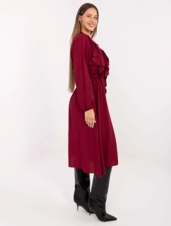 Sukienka MI SK model 21768579 bordowy - FPrice