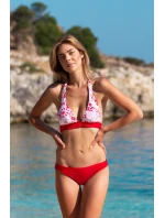 Plavky Pola (3) Červené + mini pareo ZADARMO! - Ewlon