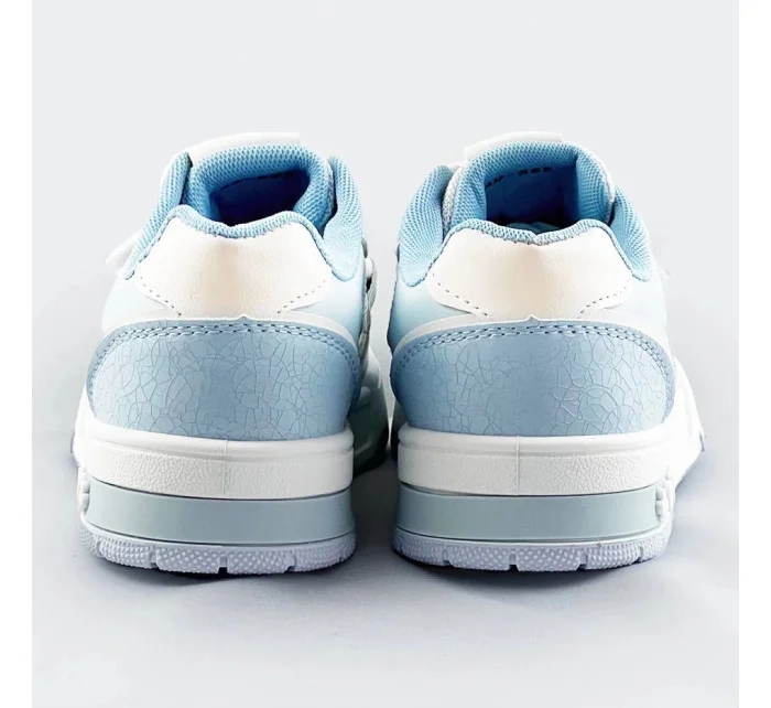 Svetlo modro-biele dámske dvojbaravné tenisky "adidasky" (AD-585) Svetlo modro-biele dámske dvojbaravné tenisky "adidasky" (AD-585)