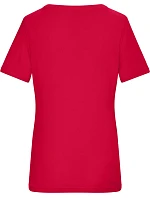 Dámské bio tričko s jemným žebrováním 02. red model 22445935 - Daiber Dámské bio tričko s jemným žebrováním 02. red model 22445935 - Daiber