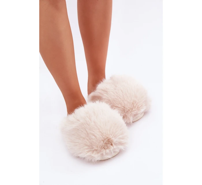 Dámské Pantofle Světle Béžové model 21681703 - Boto