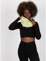 Dámsky tunelový šál AT CH BF48181 svetlo žltá Dámsky tunelový šál AT CH BF48181 svetlo žltá