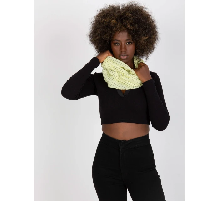 Dámsky tunelový šál AT CH BF48181 svetlo žltá Dámsky tunelový šál AT CH BF48181 svetlo žltá