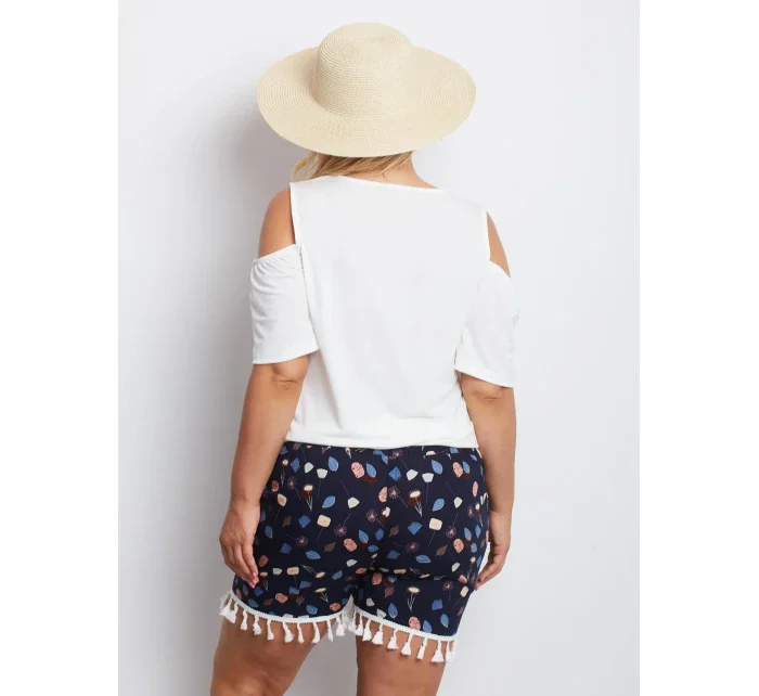 Šortky AT SN model 16156842 tmavě modrá - FPrice Šortky AT SN model 16156842 tmavě modrá - FPrice